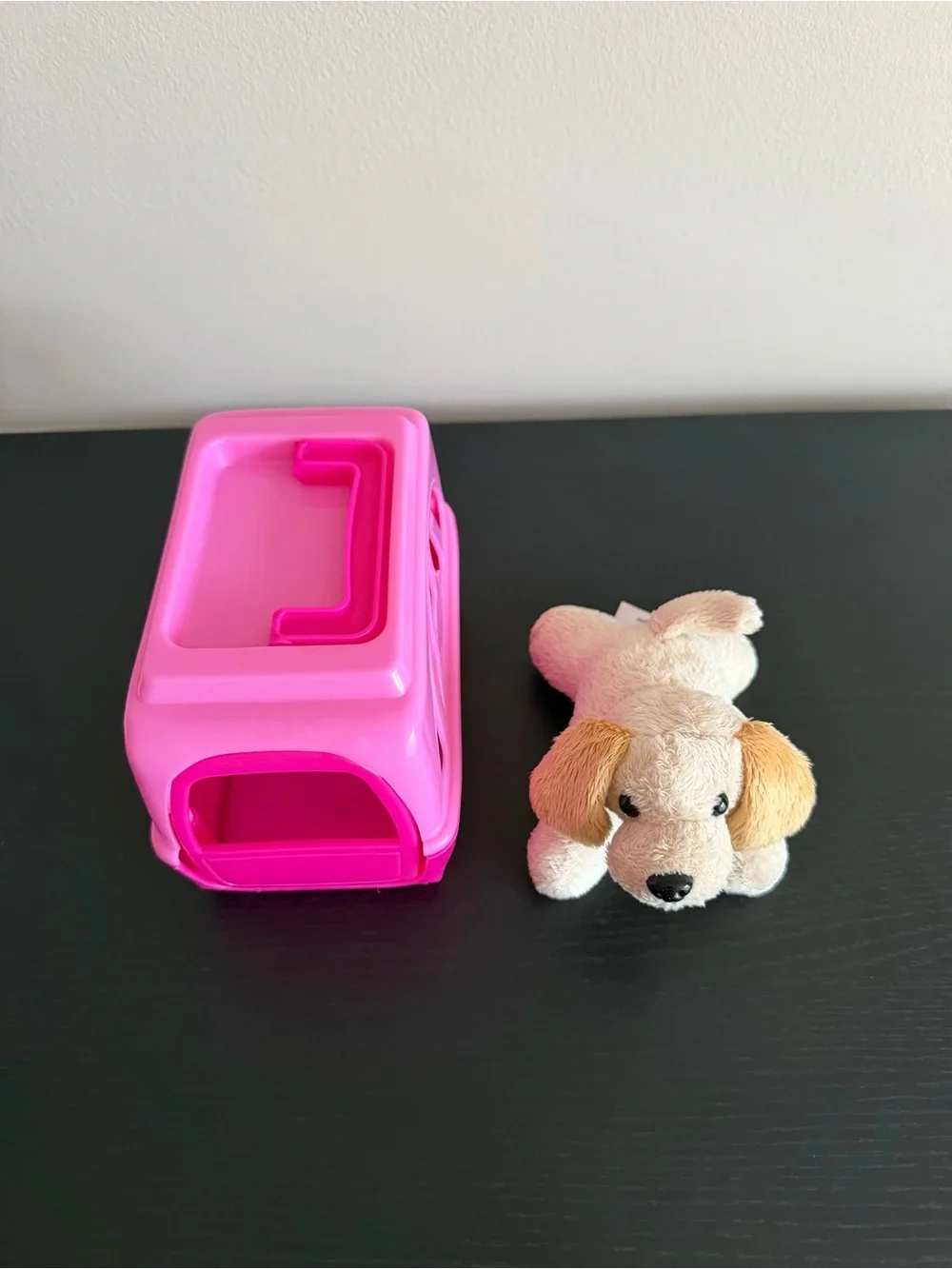 Polyfect Toys Puppy Dog Plush Pet Carrier Toy Pink Travel Stuffed Animal 2017